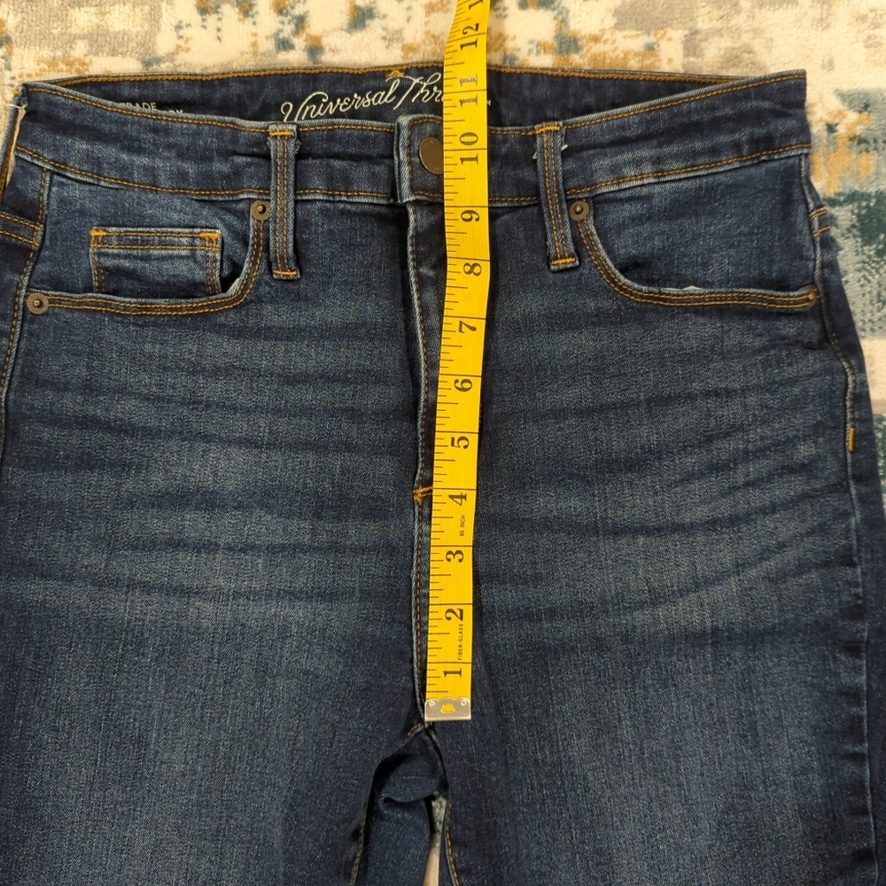 Universal Threads Blue Skinny Jeans - Women's Size 8 Classic Basic Denim Casual - Picture 13 of 14